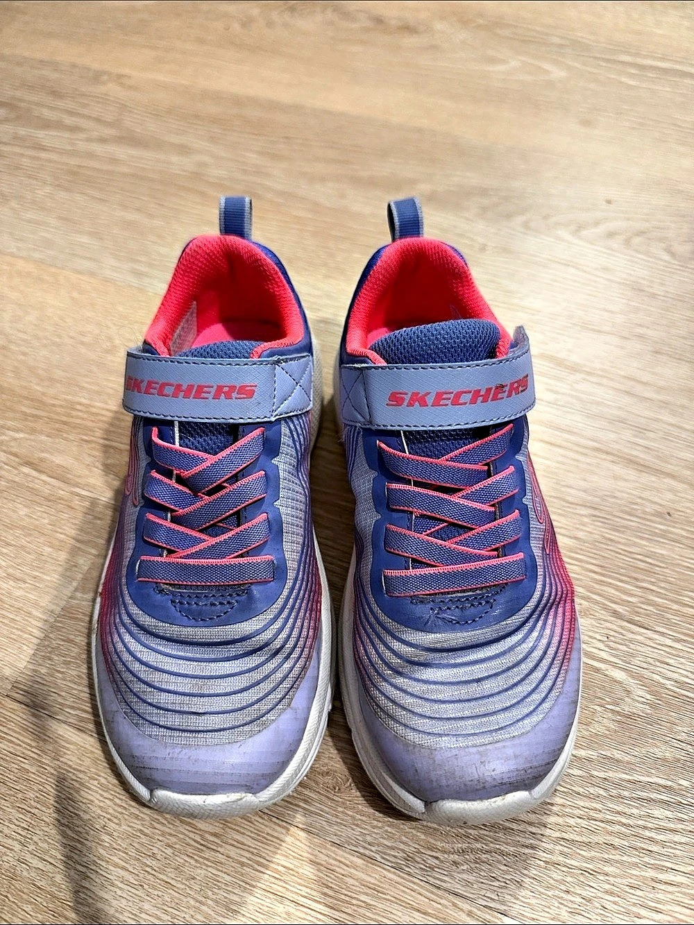 Skechers Wave 92 Kids Sneakers Blue & Pink